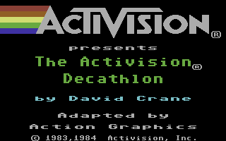 Activision Decathlon screenshot 2 for Commodore 64